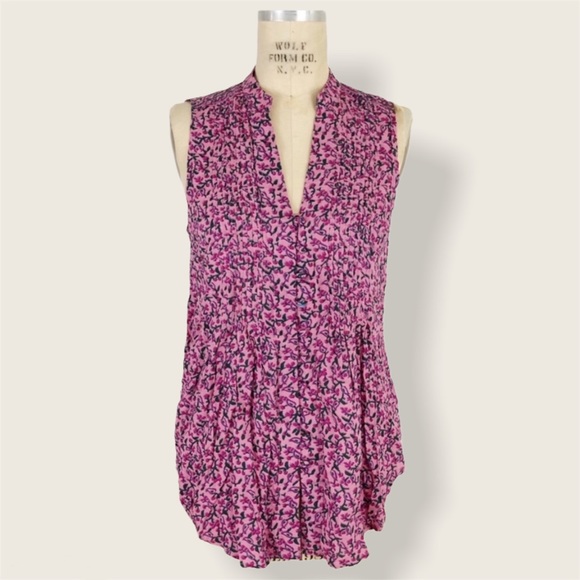 Anthropologie Tops - Anthropologie Maeve floral paisley sleeveless top